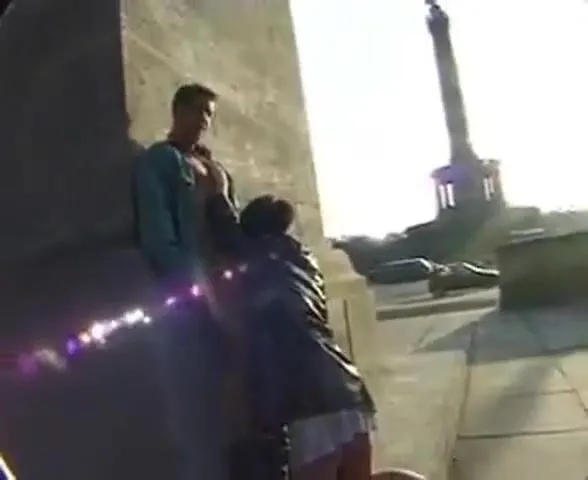 Paar öffentlicher Sex in Berlin
