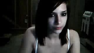 Teen girl masturbating in the basement...