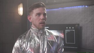 Space captain anal fucking a trans alien