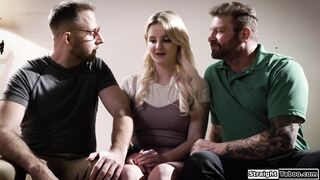 Teen gets uncomfortable by her neighbors