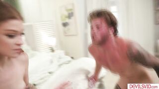 Husband caught by wife fucking her bff