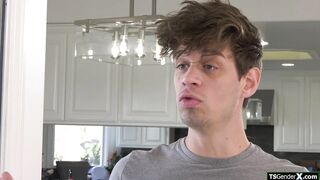 I fuck my trans stepmom with her lover