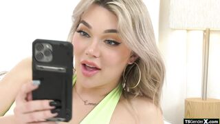 Is your tgirl cock nice and hard for me?