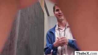 Fucking this horny cheerdancers in the locker room