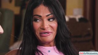 Babysitter dped by shemale and husband