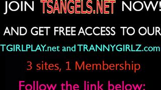 TS Aubrey Kate & TS Jade Venus fucked by 3 army men