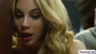 Telling this hot busty TS to meet me at library