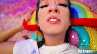 INSERTED Freya Von Doom is a peitte plaything