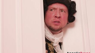 Busty trans princess Aubrey Kate analed