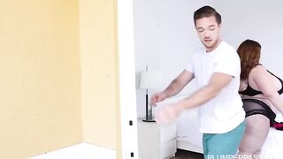 Young Boy Fucks SBBW Slut