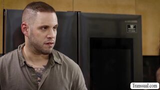 He let me bend over in the kitchen and fuck my ass