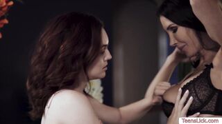 College babe sits on teachers face to pass