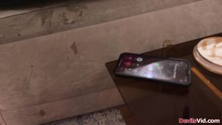 Guy fucks mistress after having massage