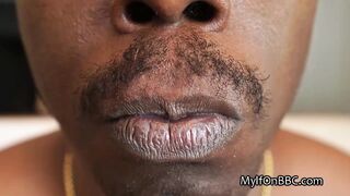 Wife milks heavyweight champs big black dick in order to save hubby