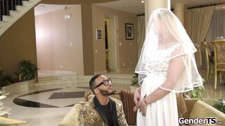 Tgirl bride ass fucked by weddingplanner