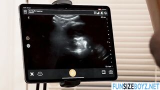 Fucking my black petite twink patient tight ass