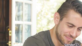 I fuck my trans fellow student in class