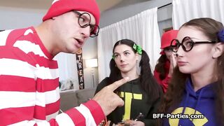 Trick or treat foursome with stealing girlfriends who got busted