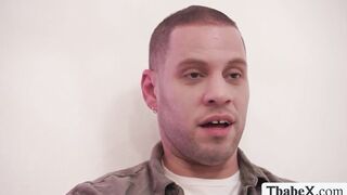 My regular customer starts rubbing my shecock 2