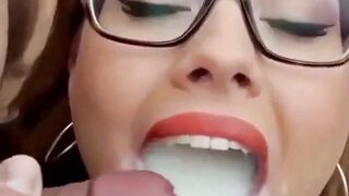 Busty JenKowski bukkake cumslut