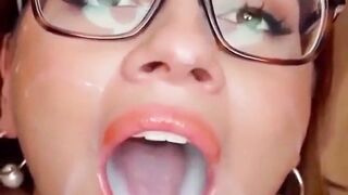 Busty JenKowski bukkake cumslut