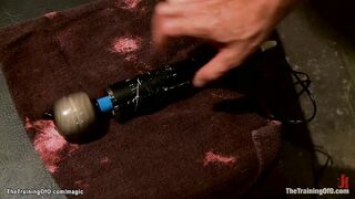 Hairy Blonde Tied Spanked And Played