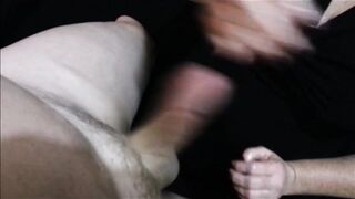 my femdom wife furious cock slapping, milking