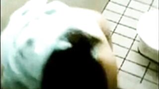Busty Arab Stepmother spied on showering