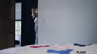 Get over her and suck on stepdaddys dick