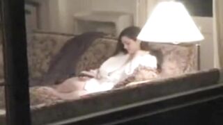 my Stepmom caught dildoing on the couch