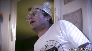 Busty alien anal fists and assfucks guy