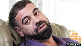 Im sucking on my tranny babysitters toes
