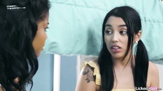 Big tits lesbian fingers virgin roommate