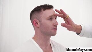 New masonic member anal fucked by rich Master