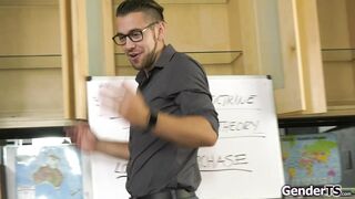 My teachers cock is a hard learning tool