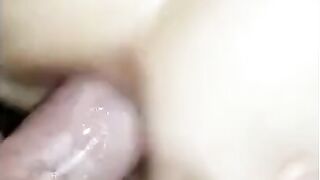 Japanese girlfriend gets cunt and ass fucked.